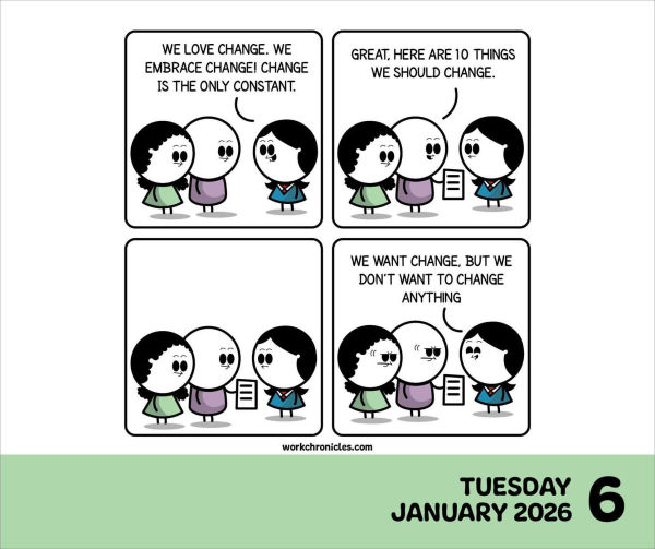 2026 Work Chronicles Day-to-Day Calendar