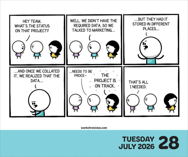 2026 Work Chronicles Day-to-Day Calendar