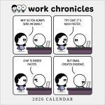 Alternative view 1 of Work Chronicles 2026 Wall Calendar