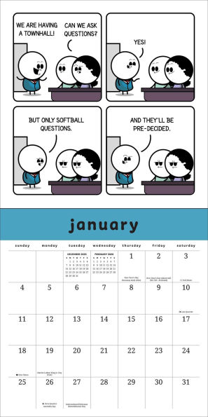 Work Chronicles 2026 Wall Calendar