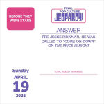 Alternative view 7 of Pop Culture JEOPARDY! 2026 Day-to-Day Calendar