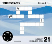 Alternative view 2 of 2026 Wordscapes® Puzzle Fun Day-to-Day Calendar