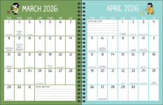Alternative view 5 of Sarah's Scribbles 12-Month 2026 Monthly/Weekly Planner Calendar