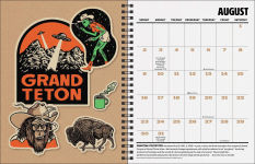 Alternative view 3 of 2026 Paranormal Parks 12-Month Monthly/Weekly Planner Calendar