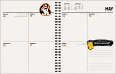 Alternative view 4 of 2026 Paranormal Parks 12-Month Monthly/Weekly Planner Calendar
