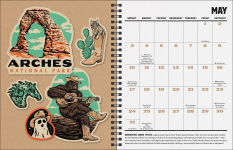 Alternative view 6 of 2026 Paranormal Parks 12-Month Monthly/Weekly Planner Calendar