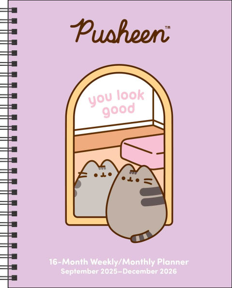 2025-2026 Pusheen 16-Month Weekly/Monthly Planner