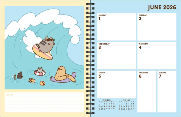 2025-2026 Pusheen 16-Month Weekly/Monthly Planner