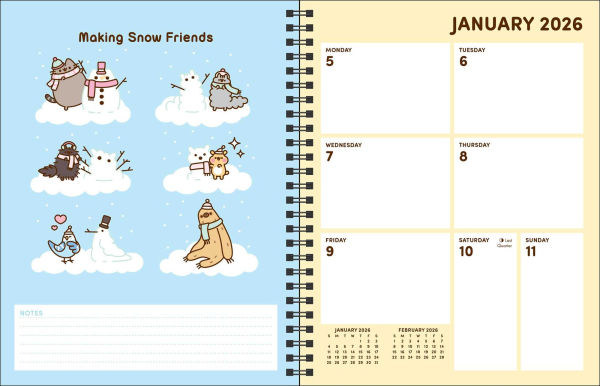 2025-2026 Pusheen 16-Month Weekly/Monthly Planner
