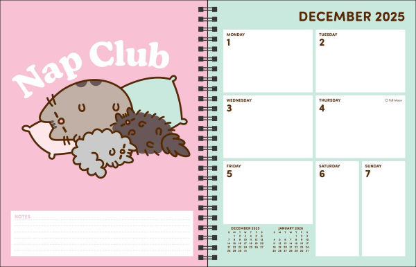 2025-2026 Pusheen 16-Month Weekly/Monthly Planner