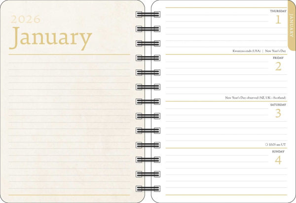 2026 Zen Cat Weekly Planner Calendar