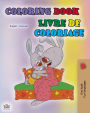 Coloring book #1 (English French Bilingual edition): Language learning colouring and activity book