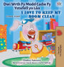 I Love to Keep My Room Clean (Welsh English Bilingual Book for Kids)