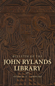 Title: Bulletin of the John Rylands Library 101/1, Author: Fred Schurink