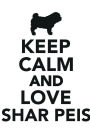 Keep Calm & Love Shar peis Notebook & Journal. Productivity Work Planner & Idea Notepad: Brainstorm Thoughts, Self Discovery, To Do List
