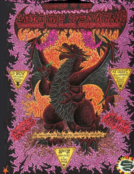 Chronicles of Kaiju: Space Monster Maze Coloring Story and Activity Book