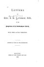 Letters of Rev. S.K. Lothrop, D.D., To the Proprietors of the Brattle-Square Church