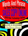Words And Phrases For Those That Struggle With Sales Copy Online, 2016 New Technology Edition