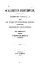 Quaestiones terentianae