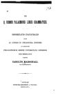 De Q.Remmii Palaemonis libris grammaticis