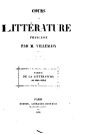 Cours de littérature française