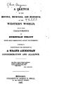 A sketch of the politics, relations, and statistics, of the Western World
