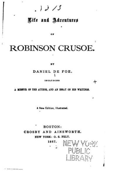 Life and Adventures of Robinson Crusoe