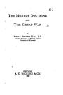 The Monroe Doctrine and the Great War