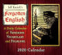 2020 Forgotten English Vanishing Vocabulary and Folklore Boxed Daily Calendar: by Sellers Publishing