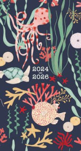 Title: 2025 Under the Sea Checkbook/2 Year Pocket Planner