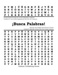 Title: ï¿½Busca Palabras! Rompecabezas de Sopa de Letras Volumen II: Verbos Espaï¿½oles de AR, ER e IR y Vosotros: ï¿½Busca Palabras! Spanish and English Word Search Puzzles Volume II: Spanish AR, ER, IR and Vosotros Verbs, Author: T N Halman