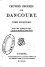 Oeuvres choisies de Dancourt - Tome V