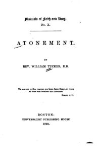 Title: Atonement, Author: Rev William Tucker