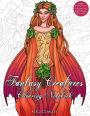 Fantasy Creatures Colouring Notebook: (Large) Creative Art Therapy For Adults