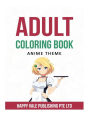 Adult Coloring Book: Anime Theme