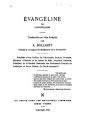 Evangéline de Longfellow