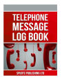 Telephone Message Log Book