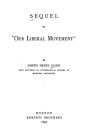 Sequel to Our Liberal Movement