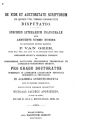 De fide et auctoritate scriptorum ex quibus vita Tiberii cognoscitur disputatio