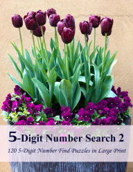 Title: 5-Digit Number Search 2: 120 5-Digit Number Find Puzzles in Large Print, Author: PuzzleFast