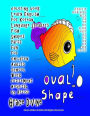 coloring book Learn English for Korean Language Speakers Fish Shapes Parts fun for children Adults school work retirement hospital by Artist