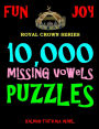 10,000 Missing Vowels Puzzles