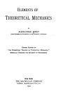 Elements of Theoretical Mechanics