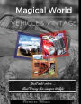 MAGICAL WORLD Vehicles Vintage: Adult Grayscale Coloring Book