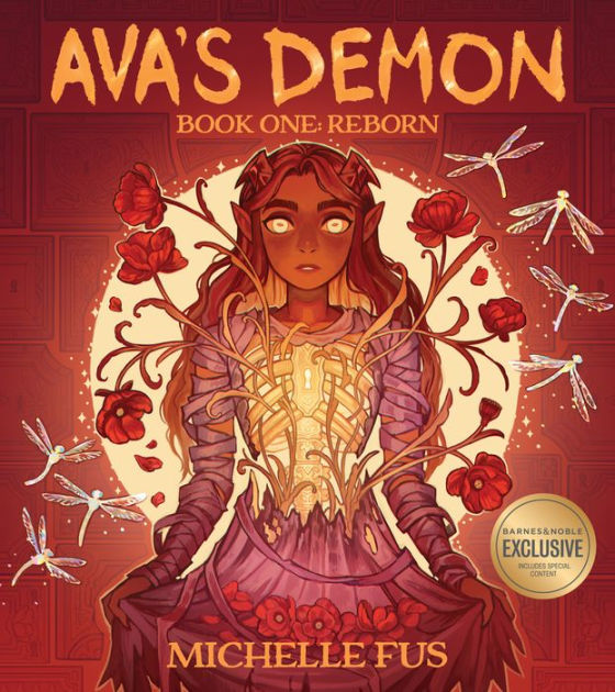 Barnes　(BN　Ava's　1:　Demon,　Edition)　Book　Paperback　Reborn　Exclusive　by　Michelle　Fus,　Noble®