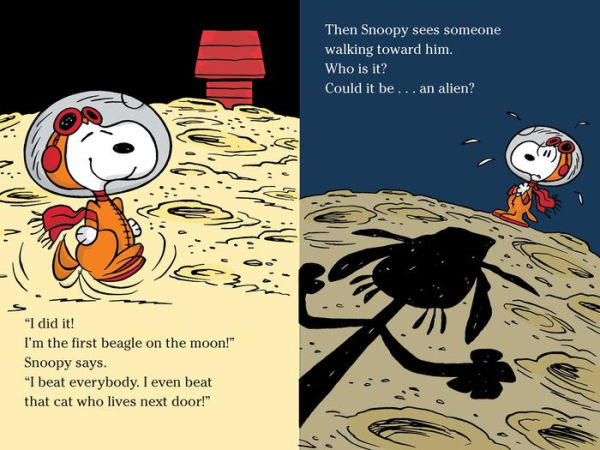 Snoopy, First Beagle on the Moon!: Ready-to-Read Level 2
