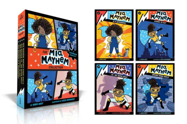 The Mia Mayhem Collection (Boxed Set): Mia Mayhem Is a Superhero!; Mia Mayhem Learns to Fly!; Mia Mayhem vs. The Super Bully; Mia Mayhem Breaks Down Walls