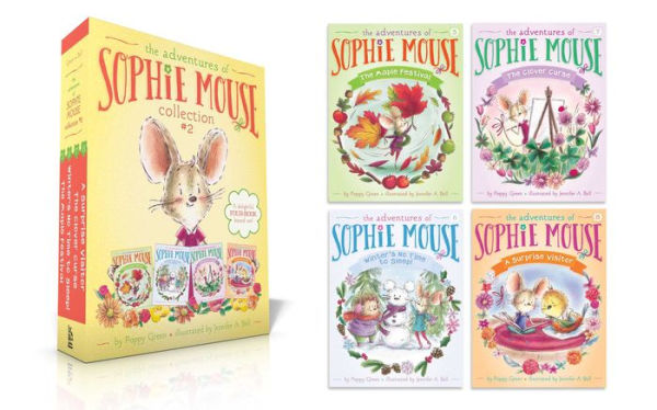 The Adventures of Sophie Mouse Collection #2 (Boxed Set): The Maple Festival; Winter's No Time to Sleep!; The Clover Curse; A Surprise Visitor