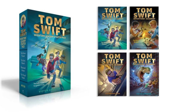 Tom Swift Inventors' Academy Starter Pack (Boxed Set): The Drone Pursuit; The Sonic Breach; Restricted Access; The Virtual Vandal