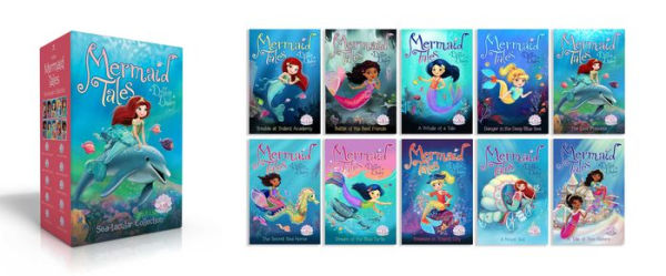 Mermaid Tales Sea-tacular Collection Books 1-10 (Boxed Set): Trouble at Trident Academy; Battle of the Best Friends; A Whale of a Tale; Danger in the Deep Blue Sea; The Lost Princess; The Secret Sea Horse; Dream of the Blue Turtle; Treasure in Trident Cit